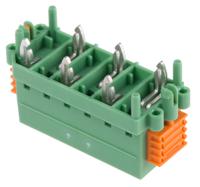1864079 Phoenix Contact SDC 2.5/ 6-PV-5.0-ZB Series PCB Terminal Block, 6-Contact, 5mm Pitch, Through Hole Mount, 1-Row, Screw