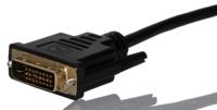 266-8491 RS PRO Male DisplayPort to Male DVI-D, PVC  Cable, 1080p, 1m
