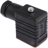932977100-gm-209-nj-black Hirschmann GM 2P+E DIN 43650 B, Female Solenoid Valve Connector, 250 V Voltage