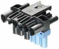 9206030531 Wieland GST18i6 Series T-Distributor, 6-Pole, Cable Mount, 20A, IP20