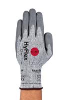 11425060 Ansell 11-425 Grey Polyamide Work Gloves, Size 6, Aqua Polymer Coating