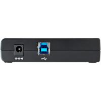 st4300usb3eu StarTech.com 4 Port USB 3.0 USB A USB 3.0 Hub, External Power Adapter Powered, 3.7 x 2.7 x 0.9in