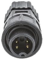 bd-04bfma-ll7001 Amphenol Industrial Circular Connector, 4 Contacts, Panel, Standard Connector, Plug, Male, IP67, Ceres Series