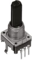 ec12e2460802 Alps Alpine 24 Pulse Incremental Mechanical Rotary Encoder with a 6 mm Flat Shaft (Not Indexed), Through Hole