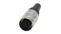 rnd-205-01412 RND Connector, 12 Contacts, Cable, M16 Connector, Plug, Female, IP67, RND 205 Series