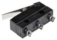 dc1c-a1lb ZF Short Lever Micro Switch, Solder Terminal, 6 A @ 250 V ac, SPDT, IP6K7