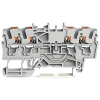2202-1405 WAGO  TOPJOB S Series Black, 2.5mm², 1-Level, Push In Termination, ATEX, CSA, IECEx