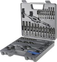 668-1138 RS PRO 32-Piece HSS Tap & Die Set, M3 - M12 Taps, M3 - M12 Dies