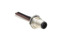 m12s-04pmms-sf8b15 Amphenol Industrial Industrial Circular Connector, 4 Contacts, Threaded, M12 Connector, Plug, Male, IP68, IP69K, M