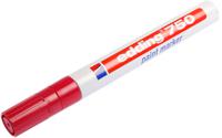 750-002 Edding Red 2 → 4mm Medium Tip Paint Marker Pen for use with Glass, Metal, Plastic, Wood