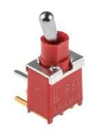 401-686 RS PRO Toggle Switch, PCB Mount, On-On, SPDT, Through Hole Terminal