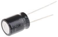 25zlj470m10x125 Rubycon 470μF Aluminium Electrolytic Capacitor 25V dc, Radial, Through Hole - 25ZLJ470M10X12.5