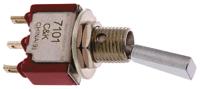 7101p3yzqe C & K Toggle Switch, PCB Mount, On-(On), SPDT, Solder Terminal