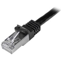 n6spat50cmbk StarTech.com, 0.5m Cat6, Black RJ45 to Male RJ45 Male, S/FTP Shielded, Terminated PVC Sheath