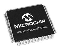 pic32mz2048efg100-ipt Microchip PIC32MZ2048EFG100-I/PT, 32 bit MIPS MicroAptiv Microcontroller, 200 MHz, 160kB FLASH, 100-Pin TQFP