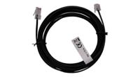rnd-765-00122 Telephone cable, RJ 11 to RJ45  1m, blac