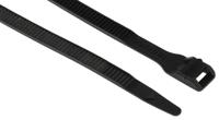 0-319-25 Legrand Cable Tie, 180mm x 6 mm, Black PA 12, Pk-100