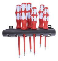 05022745001 Wera Pozidriv; Slotted Insulated Screwdriver Set, 6-Piece