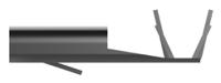 180422-2 TE Connectivity FASTIN-FASTON .312 Uninsulated Female Spade Connector, Flag Terminal, 7.92 x 0.81mm Tab Size, 1mm² to