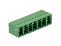1803471 Phoenix Contact, 3.81mm Pitch, MCV 1.5/7-G-3.81, 7 Way, , Pluggable Terminal Block, Header, Wave Soldering, Solder