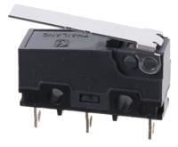 avl3225 Panasonic Hinge Lever Micro Switch, Solder Terminal, 5 A @ 250 V ac, SP-CO