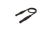 934045100 Hirschmann Test & Measurement Test lead, 32A, Black, 500mm Lead Length