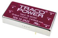 ten-10-2422 TRACOPOWER TEN 10 DC-DC Converter, ±12V dc/ ±415mA Output, 18 → 36 V dc Input, 10W, PCB Mount, +85°C Max Temp