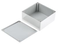 1591ugy Hammond 1591 Series Grey Flame Retardant ABS Enclosure, IP54, Grey Lid, 120 x 120 x 59mm