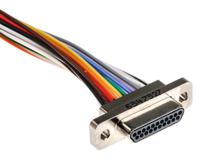 mwdm2l-21p-6e5-18b Glenair MWDM 21 Way Cable Mount D-sub Connector Plug