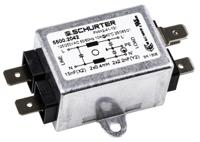 55002042 Schurter, FMW2 10A 250 V ac 60Hz, Flange Mount RFI Filter, Solder Tab, Single Phase