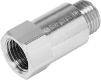 npfc-e2-2g18-fm Festo NPFC Series Straight Fitting, G 1/8 Female to G 1/8, Threaded Connection Style, 8030302
