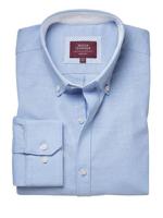 4052b-18 Brook Tavener 4052 Light Blue Cotton, Elastane Shirt