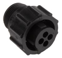 206060-1 TE Connectivity Circular Connector, 4 Contacts, Cable, Standard Connector, Plug, Female, CPC Series