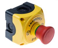s1py91 Lovato S1PY Series Twist Release Emergency Stop Push Button, Surface Mount, 1NC, IP66, IP67, IP69K
