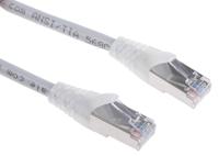 557-240 RS PRO, 3m Cat5e, Grey RJ45 to Male RJ45 Male, F/UTP Shielded, Terminated PVC Sheath