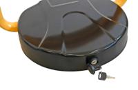 284-7153 RS PRO Black & Yellow Steel Parking Barrier