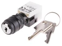 820-0488 RS PRO IP65 Key Switch, SPDT 2-Way