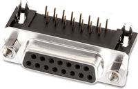 618009211821 Wurth Elektronik WR 618 9 Way Angled D-sub Connector Socket, 2.77 Pitch, with 4-40 Screw Locks