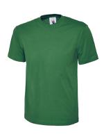uc301bgn-m Uneek Green 100% Cotton Short Sleeve T-Shirt