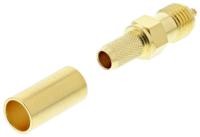 j01151r0021 Telegartner, Jack Cable Mount SMA Connector, 50Ω, Crimp Termination, Straight Body