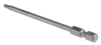 05059642001 Wera Hexagon Plus BO Screwdriver Bit, 3 mm Tip, 89 mm Overall