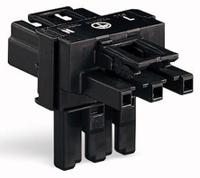 770-606 WAGO 770 Series Distribution Block, 3-Pole, Male to Female, 4-Way, 25A