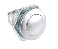 57m-110n ITW Switches 57M Series Push Button Switch, Momentary, Panel Mount, 16.1mm Cutout, SPST, Clear LED, 48V dc, IP67