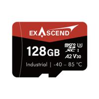 ex128gusdv30-ide Exascend 128 GB Industrial MicroSDXC Micro SD Card, A2, Class 10, UHS-1 (U3), V30