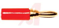 bu-p3690-2 Mueller Electric Red Male Banana Plug, 5A