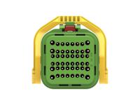 2366494-3 TE Connectivity, 2366494 Connector Housing Receptacle Green Cable Mount 48 Way, Cable Termination