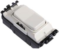 k4900-whi MK Electric 2 Way White Rocker Switch Grid Module 10A, Grid Plus Series