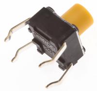 b3f-1062 Omron Plunger Tactile Switch, SPST 50 mA @ 24 V dc 3.6mm Through Hole