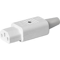 3-122-699 Schurter C13 Cable Mount IEC Connector Socket, 15A, 250 V, Fuse Size 87.5 x 62mm