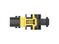 1-1703839-1 TE Connectivity, HDSCS Automotive Connector Socket Black Plug-In 2 Way